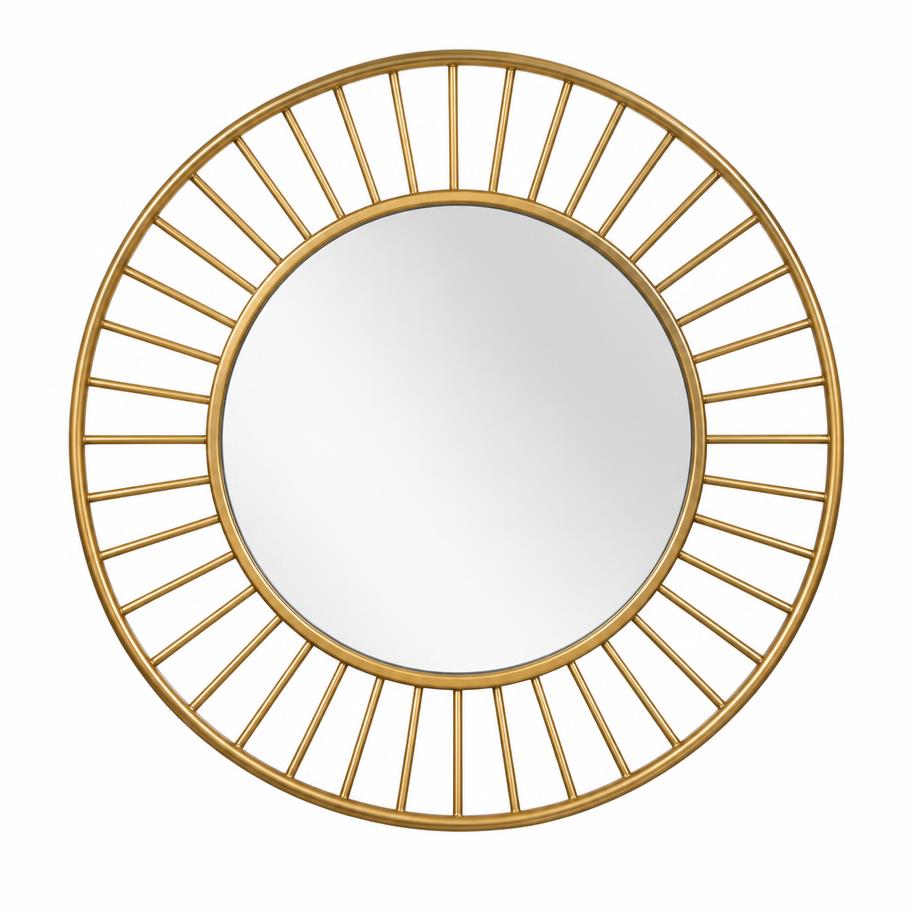 Sunburst Round Wall Mirror